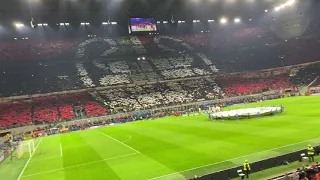 UEFA Champions League Anthem: AC Milan vs PSG 7/11/23 - Stadium Chants 'The Champions'!