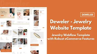 Deweler   Jewelry Website Template #jewelry #websitetemplate