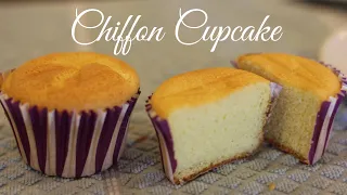 Fluffy Chiffon Cupcakes | Soft, Spongy & Easy! | Best Cupcakes [4k ASMR]