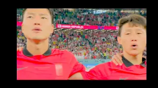 Korea Republic National Anthem (vs Portugal) - FIFA World Cup Qatar 2022