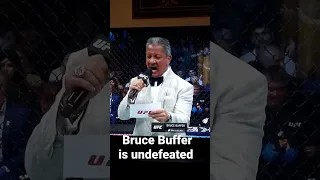 Bruce Buffer is undefeated #shorts #ufc ufc