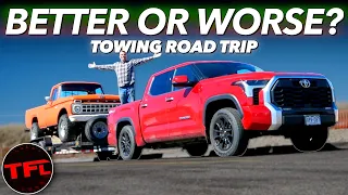People say The New Toyota Tundra Is Too Thirsty When Towing Heavy - I Tow 1000 Miles To Find Out!