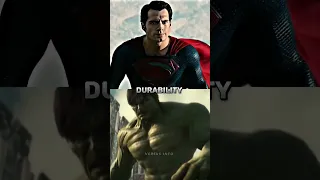 Superman vs Hulk #marvel #mcu #dc #dceu #shorts