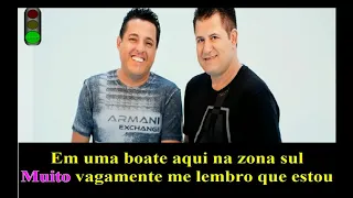 Bruno e Marrone - Boate Azul - Videokê - Tom mais baixo