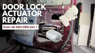 Car Door Lock Actuator Motor Replacement (Scion xB 2004-2006 Gen 1)