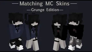 Grunge Minecraft skins || matching boy x girl || all links in description