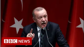 President Erdogan threatened to send the refugees to Europe - BBC News