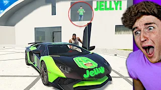 I Stole Jelly's CUSTOM LAMBORGHINI In GTA 5..