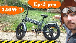 Engwe EP-2 pro - Test du fatbike 20' de 750w !
