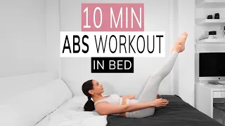 ABS WORKOUT IN BED | lose fat at home