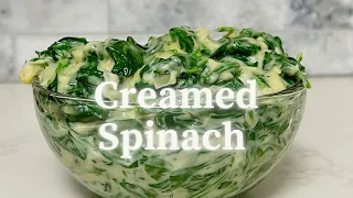 Restaurant Style Creamed Spinach