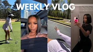 VLOG: SOFT LAUNCH? GOLF DAY OUT, WORK DAY IN THE LIFE, TRYING A NEW RESTAURANT+ ATL CHRONICLES