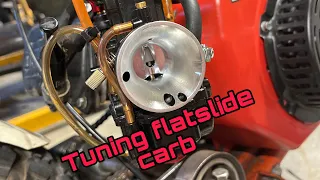 How to tune flatslide carb for minibikes