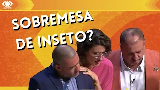 #TBT Catia apresenta prato com barata aos jurados do MasterChef