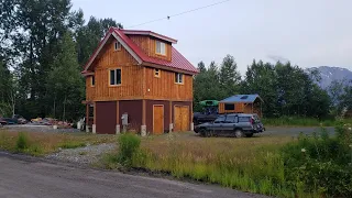 DIY 16x20 Small Cabin in Alaska - QUICK TOUR