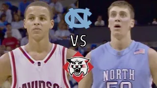 Full Game: Stephen Curry and Davidson vs #1 Ranked North Carolina | Nov 14, 2007