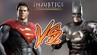 Injustice Gods Among Us - Superman Vs. Batman (Hard) Walkthrough | RozZ99