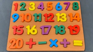 Best Learning Numbers, Shapes & Counting 1 - 10 | Preschool Toddler Learning Toy Video