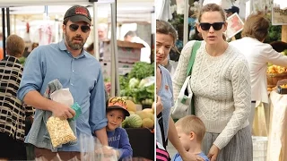 Jennifer Garner And Ben Affleck Take Their Kids To The Farmer's Market Together