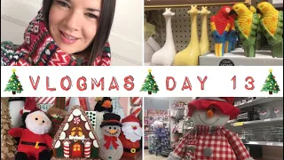 Vlogmas Day 13 | Come Shopping With Me | Tesco | Home Bargains | Poundland | TK Maxx