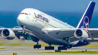 30 Minutes of AWESOME San Francisco Airport Spotting | A380 A340 A350 B747 B777 B767 B757