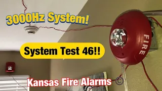 Old Fire Alarm Test-System Test 46! 3000 Hz Test!!