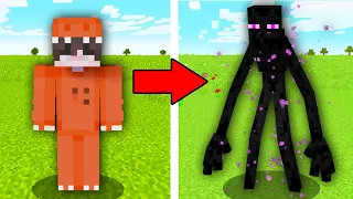 I Pranked My Friend as a Mutant Enderman in Minecraft!