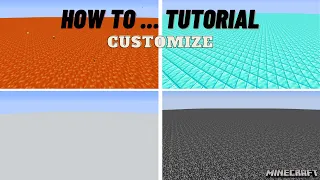 CUSTOMIZE SUPERFLAT WORLDS in Minecraft - How to…Tutorial (Walkthrough)