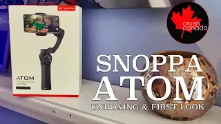 Snoppa Atom Smartphone Gimbal Unboxing and First Look