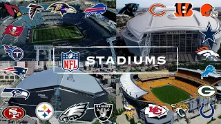 NFL Stadiums | 4K Drone Footage