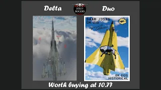 Delta Winged Duo | Kfir Canard & Saab J35XS Compilation at 10.7