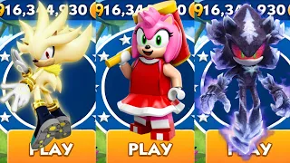 Sonic Dash - Super Silver Sonic VS Lego Amy VS Mephiles _ Movie Sonic vs All Bosses Zazz Eggman