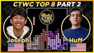 2020 CTWC - TETRIS Top 8 - Joseph vs. Huff - TETRIS WORLD CHAMPIONSHIP!