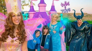 Fairy Godmother SAVES Elsa, Kate & Lilly from JAIL!!