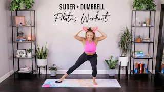 Pilates with Sliders | 30 Minute Full Body Pilates Slider Workout
