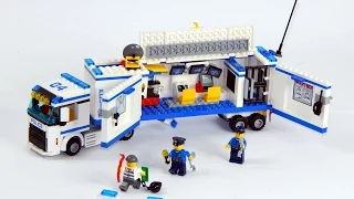 Lego City 60044 Mobile Police Unit Speed Build And Review