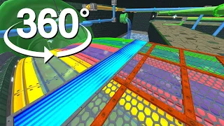 Super Mario! - 360° Piranha Water Slide! - (The First 3D VR Game Experience!)