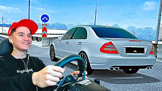 СДЕЛАЛ ОПЕРСКИЙ МЕРС НА ЗАКАЗ!! - РЕАЛЬНАЯ ЖИЗНЬ в CITY CAR DRIVING с РУЛЕМ!