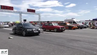 Audi S3 vs VW Golf 2 1.9 TDI 🚦🚗 drag race 1/8 mile 4K UHD