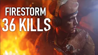 36 KILLS *RECORD* ON SQUAD FIRERSTORM! | My Personal Record Squad kills for FIRESTORM Battlefield 5