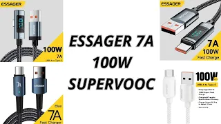 Огляд кабелів ESSAGER 7A (100W) - Підтримка SUPERVOOC 🔥🔥🔥 OnePlus, OPPO, Realme + Huawei, Honor