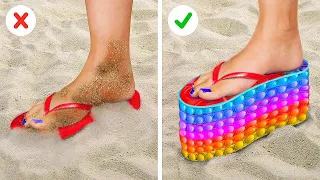 50+ Hot Summer Hacks That Will Save Your Day 🌞😎 Useful Feet & Shoe Hacks For Perfect Summer