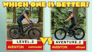 WHICH ONE IS BETTER? Aventon Level.2 vs Aventure.2 #aventon #ebike #electricbike