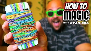 10 EASY Rubber Band Magic Tricks!