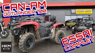 CAN-AM Outlander 700 2024, mon essai complet.