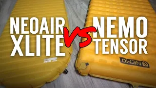 The Two BEST Sleeping Pads For Backpacking? | Neoair Xlite VS Nemo Tensor