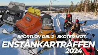 Snöskoter till Enstånkarträffen i Movattnet, arbetsbelysning Ockelbo 6000, Arctic Cat Catalyst Alpha