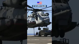 Special Tricks CH-53E Super Stallion Helicopter Lift a Humvee from the Deck of Aircraft Carrier