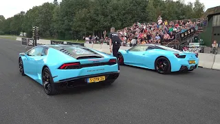 Ferrari 458 Italia vs Lamborghini Huracan LP610-4