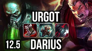 URGOT vs DARIUS (TOP) | 10/1/5, 2.6M mastery, 7 solo kills, 1100+ games | NA Diamond | 12.5